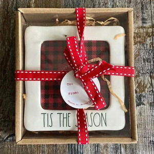 RAE DUNN| ‘Tis The Season’ - Christmas Tree Picture Frame  Ornament